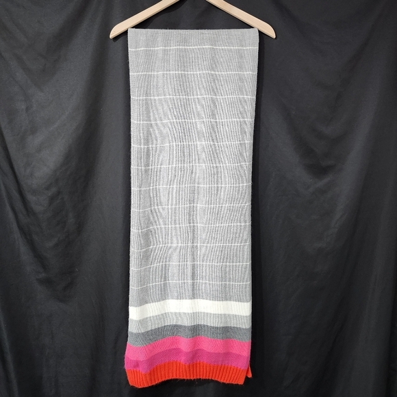 Gap Multi-Colored Stripe Knit Scarf Colorful Warm Winter Snow Ski Aspen Preppy - Picture 2 of 5